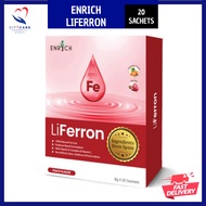 EXP 01/2027 ENRICH LiFerron (20’S x 8G) - Iron Supplement