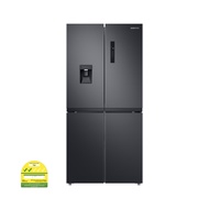 SAMSUNG RF48A4010B4/SS  467L 4 DOOR FRIDGE  GENTLE BLACK MATT  2 TICKS  W833xH1793xD740MM  2 YEARS WARRANTY BY SAMSUNG