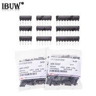 10pcs 1K 1.5K 2K 2.2K 3K 5PIN 6PIN 9PIN exclusion Network Resistor array DIP 220R 330R 470R 510R 560
