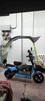 Ebike Motorcycle Canopy Umbrella with Visor