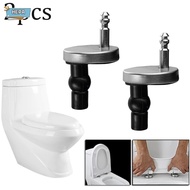 【HEPA】 2x Toilet Seat Hinges Top Close Soft Release Quick Fitting Heavy Duty Hinge