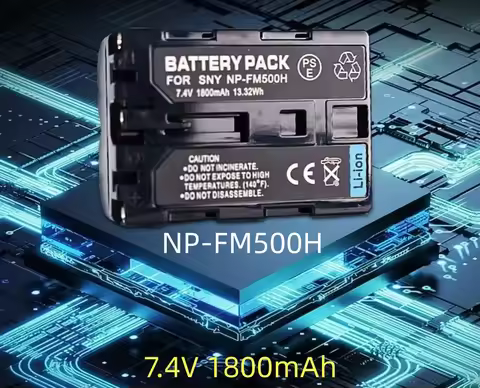7.4V NP-FM500H digital camera battery 1800mAh NP-FM500H rechargeable battery, suitable for Sony a550