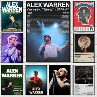 Popular Music Singer A-alex Warren Poster High Quality Dorm Living Room Aesthetic Wall Decoration Pa