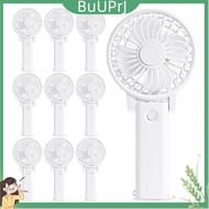 10 PCS Portable Handheld Fan Wedding Fan Personal Fan Small Hand Fan Portable Fan White Plastic for