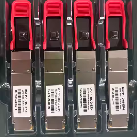 QSFP-100G-ER4 100G QSFP28 Transceiver 1310nm 40km Duplex LC Single Mode Fiber Optical Module Compati