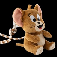 台灣7-11 Tom&Jerry 湯姆貓與傑利鼠 傑利鼠絨毛公仔手機背夾