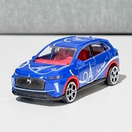 Majorette Citroen DS7 Metal Car Model Blue Red Cushion