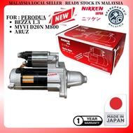 NIKKEN JAPAN PERODUA BEZZA 1.3 / MYVI D20N M800 / ARUZ STARTER MADE IN JAPAN PREMIUM QUALITY 1 YEAR 