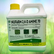 [ORIGINAL] 4L AMINE 70 NUFARM /Racun Rumpai 2,4-D/Keladi agas/Rumpai Herbicide/Setawar/Akar Ruas-rua