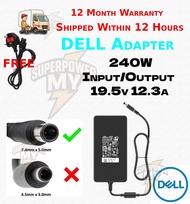 Dell 240W 7.4*5.0mm Power Adapter Charger for Alienware/Precision Series GA240PE1-00 J211H U896K PA-