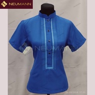 LADIES OFFICE BARONG Royal Blue