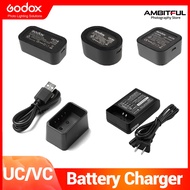 Godox UC18 UC20 UC29 USB Flash Battery Charger for Godox VB18 For V850II V860II / VB20 For V350 / WB29 For AD200 AD200PRO
