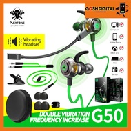 PLEXTONE G50 Mark II Super Vibration Bass Gaming Earphone Long Mic Noise Reduction Headset PUBG