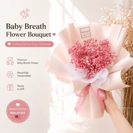 【READY STOCK MALAYSIA】Baby Breath Flower Bouquet | Pink Gypsophila Bouquet Gift