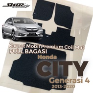 Carpet Premiummie for Honda City Gen 4 gm6 2013 - 2020 Full Trunk