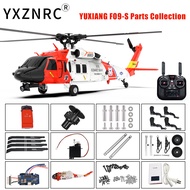 YU XIANG F09-S Helicopter Spare Parts RC UH60-Black Hawk  ESC Servo Landing Gear Accessories Main Sh