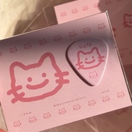 Hot Sale999...Pink Kitten Guitar Picks Cartoon High-Value Wear-Resistant Str Picks Ukulele Shrapnel 