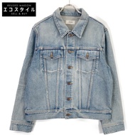 Celine 643E2Q01807VD 藍色牛仔夾克，L 碼 [二手]