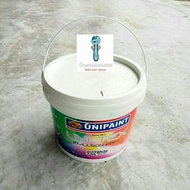 【7 Liter】UNIPAINT Cat Putih Dinding | Unitex White 9102 Colour for Wall | White Home Paint