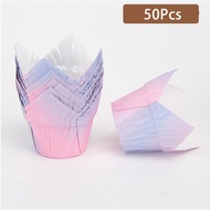 50pcs Gradient Color Baking Cups cupcake liner Egg Tart Baking Wrapper Muffin Liner Cupcake Liner