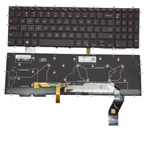 New US English RGB Backlight for Dell G G3 3500 G3 3590 G3 3779 G5 5500 G5 SE 5505 G5 5590 G7 7590 G