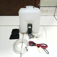 tabung air wiper & motor / tabung semprotan air wiper toyota kijang krista lgx lsx efi