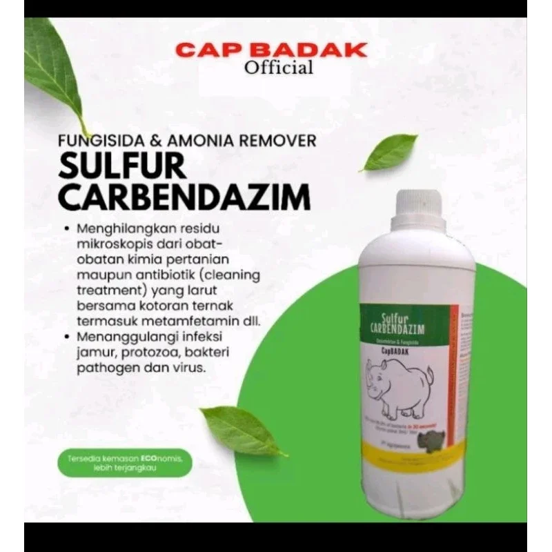 Sulfur carbendazim cap badak 500ml