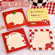 Cute Apple Post-it Notes Students High-Appearance Message Notes Notes Cartoon Sticky Notes N Times S