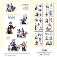 □Genshin Impact Hand Account Sticker Klee Paimon Jean Cartoon Anime Children Stationery Stickers Stu