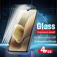4pcs Tempered Glass For Motorola Moto G06 2025 G06 Power screen protector Film Clear Glass MotorolaM