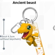 Digital Monster Anime Keychain Agumon Plush Toy Wall Hanging Decorative Item Trendy Plaything New Ga
