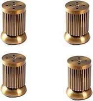 Zinc Alloy Furniture Feet,Adjustable Metal Furniture Legs,Yellow Bronze Table Legs,with Self-Tapping