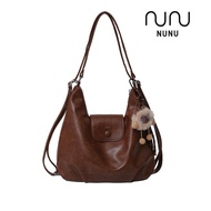 【SoftGlow SELLER】NUNU Ashley Bag - Women Fashion Crossbody & Shoulder Backpack Multiple Bag PU Leath