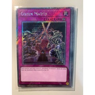 Genuine Yugioh card Gozen Match RA04-EN134 platinum