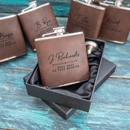 Personalized Hip Flask, Custom Engraved Monogrammed Flask, Whiskey Flask, Gift For Him