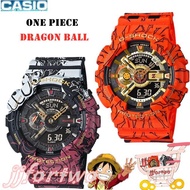 Casio G-SHOCK  ONE PIECEGA-110JOP-1A4PR   Dragon Ball GA-110JOB-1A4(ไม่มีกล่อง/No box)