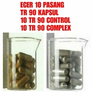 ECER 10 pasang butir kapsul TR 90 CONTROL COMPLEX ( 10 KAPSUL TR 90 CONTROL + 10 KAPSUL TR 90 COMPLE