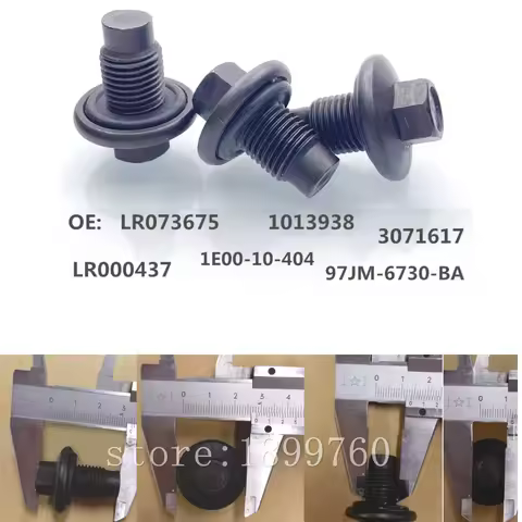 2x Sport Oil Pan Sump Drain Plug for Land Rover LR3 LR4 Range Rover GENUINE LR073675 1013938 LR00043