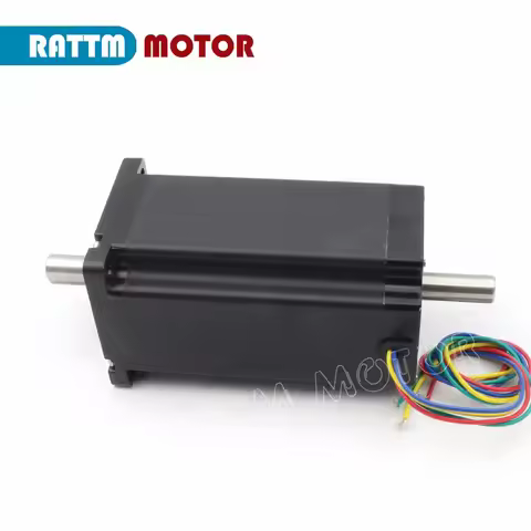 Nema34 CNC stepper motor 154mm 1600Oz-in 5.0A Dual shaft 34HS5802B For CNC Milling Router