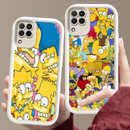 Casing for Samsung A04 A22 A06 A05 J2 M04 J7 Prime A04E F04 A12 Pro 5G Soft White E113 Simpson