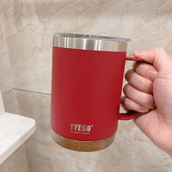 TYESO Stainless Steel Coffee Cup 530ML./710ml.heat-Cold Temperature-Retaining Glass With Handle Avai