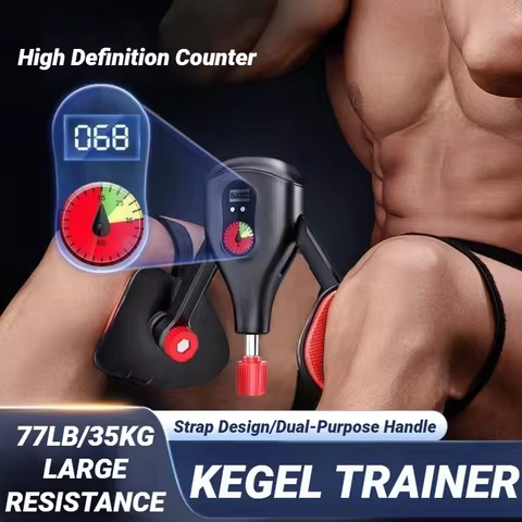 Smart Counting Pelvic Floor Muscle Trainer Thigh Adjustable Levator Sphincter Exerciser Kegel Exerci