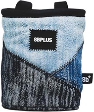 8BPLUS PROBAG - Chalk Bag for Climbing & Bouldering - Belt, Carabiner and Giftbox Included - Wide Op