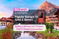 4G/5G WiFi (MY Airport Pick Up) for Popular Europe (UAE & Qatar)