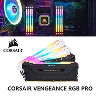 1 16GB 3600MHz BLack CORSAIR DDR4 Pc4 RGB PRO สนับสนุน DIMM Desktop Memory 8GB Memoria Ram Ddr4 3200