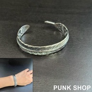 GOROS Bracelet 925 Silver Classic Feather Bracelet 0455