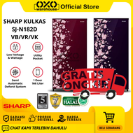 Sharp Kulkas 1 Pintu Vaboulous Series SJ-N182D VB VRLemari Es Garansi Resmi 5 tahun Kapasitas 166 Liter Tanpa Bunga Es Hemat Listrik Low 84 Watt otomatis defrost murah awet tahan laman merah biru hijau hitam merah navy