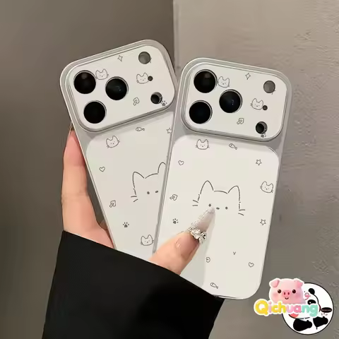Cute Cartoon Cat Phone Case For Tecno Spark 50 40 40C 20 20C 10 10C Pro Plus 9 8C 6 Go 3 2 2S 1 1S 2