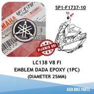 Yamaha Original LC135 V8 FI Emblem Logo Inner Dada - 5P1-F1737-10