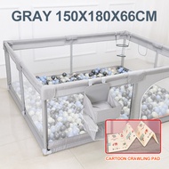 pagar playpen Melipat playpen bayi set taman permainan bayi taman permainan kanak-kanak taman permai